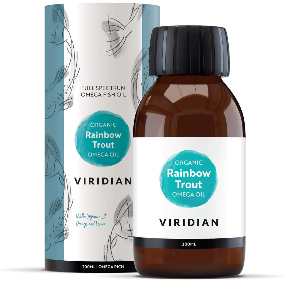 Viridian Organic Rainbow Trout Omega Oil 200ml