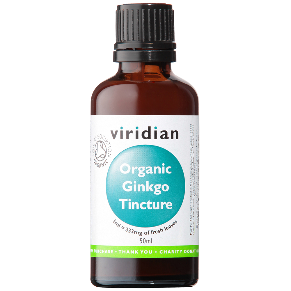 Viridian Organic Ginkgo Tincture 50ml