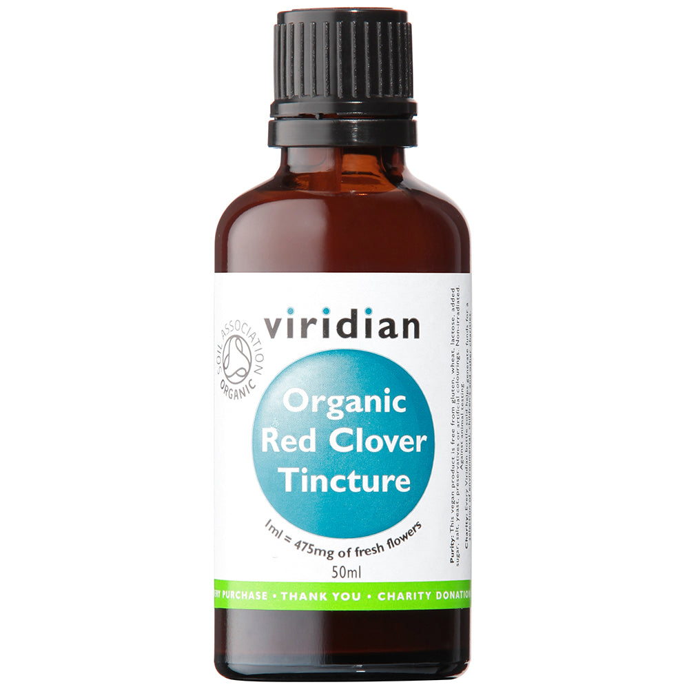 Viridian Organic Red Clover Tincture 50ml