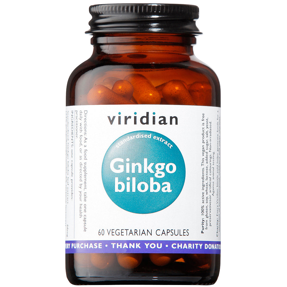 Viridian Ginkgo Biloba Extract 60s