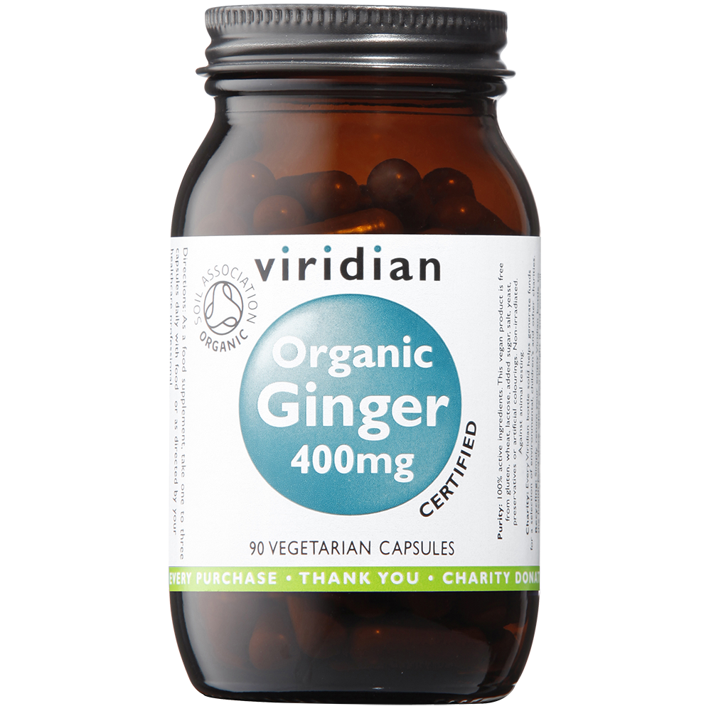 Viridian Organic Ginger 400mg