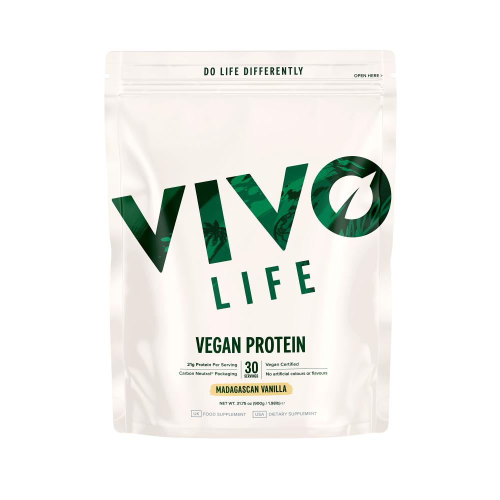 Vivo Life Vegan Protein Madagascan Vanilla 900g