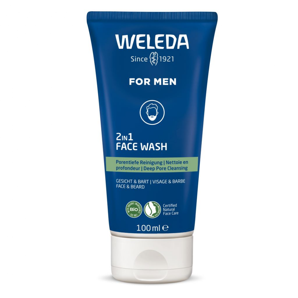 Weleda For Men 2in1 Face Wash 100ml