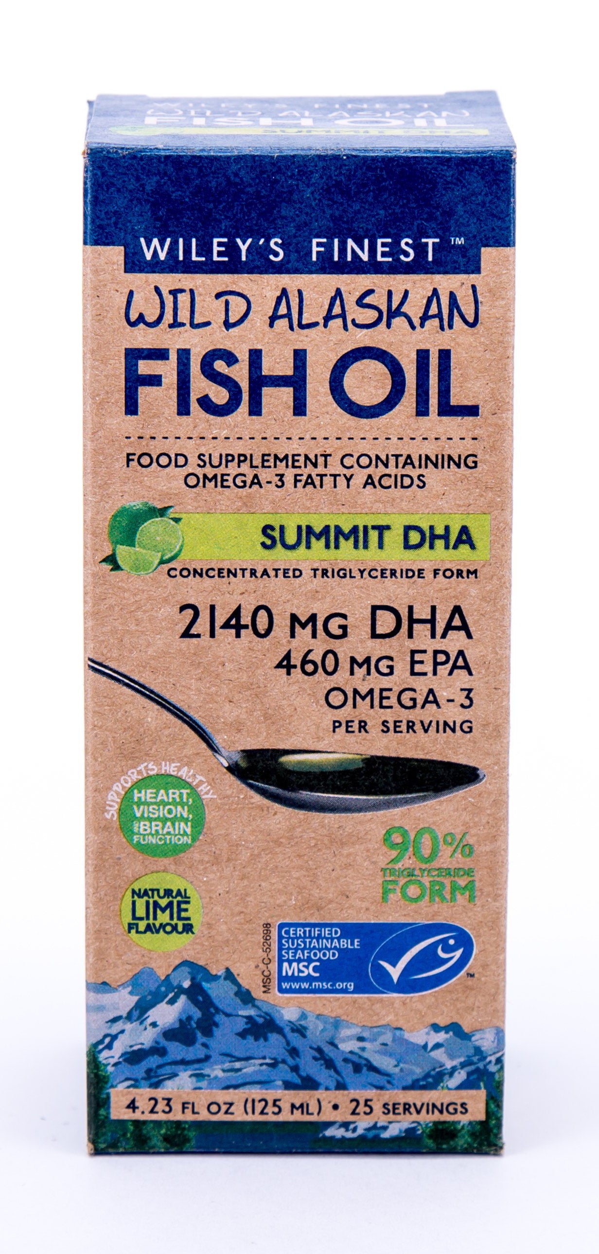 Wiley's Finest Wild Alaskan Fish Oil Summit DHA 125ml