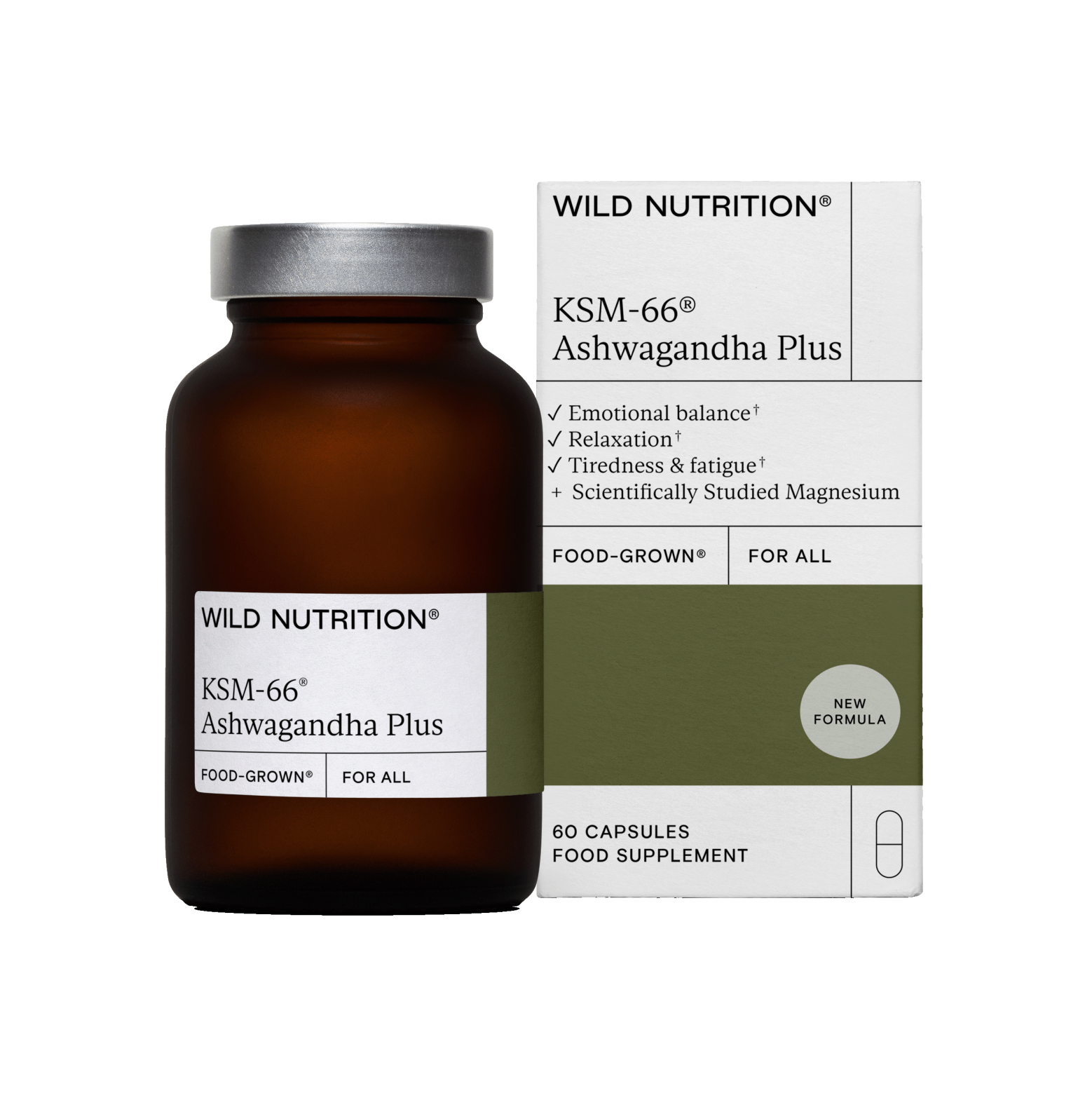 Wild Nutrition KSM-66 Ashwagandha Plus 60's