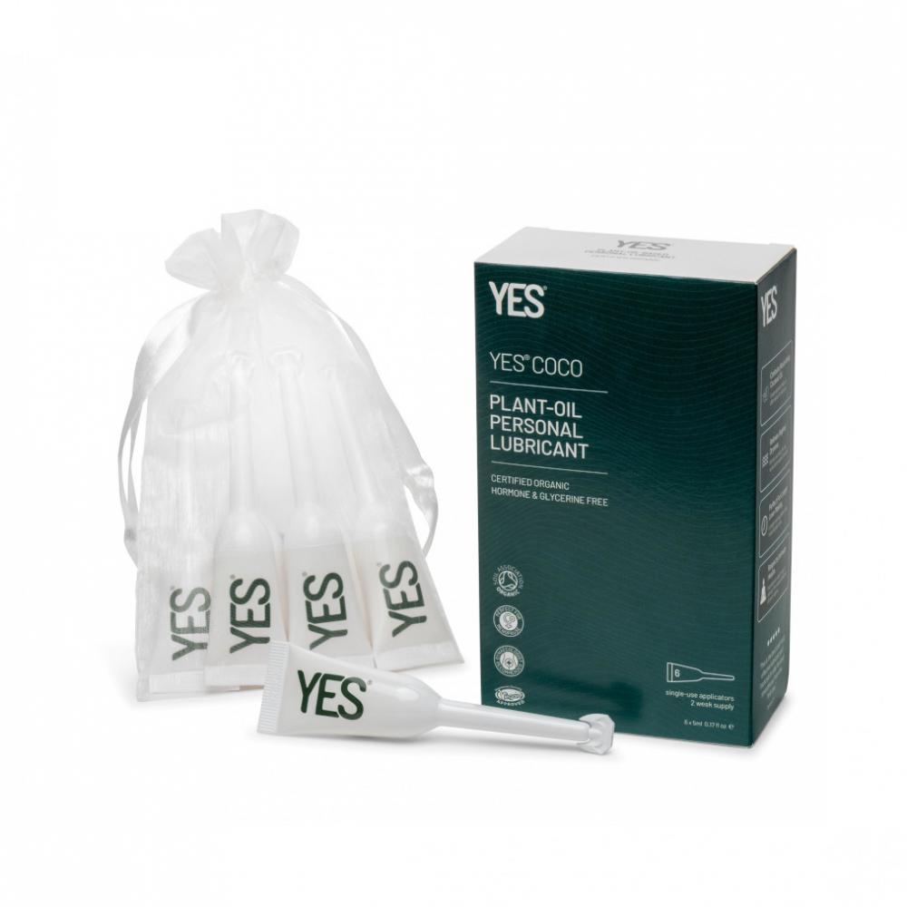 YES Coco Plant-Oil Personal Lubricant 6 x 5ml