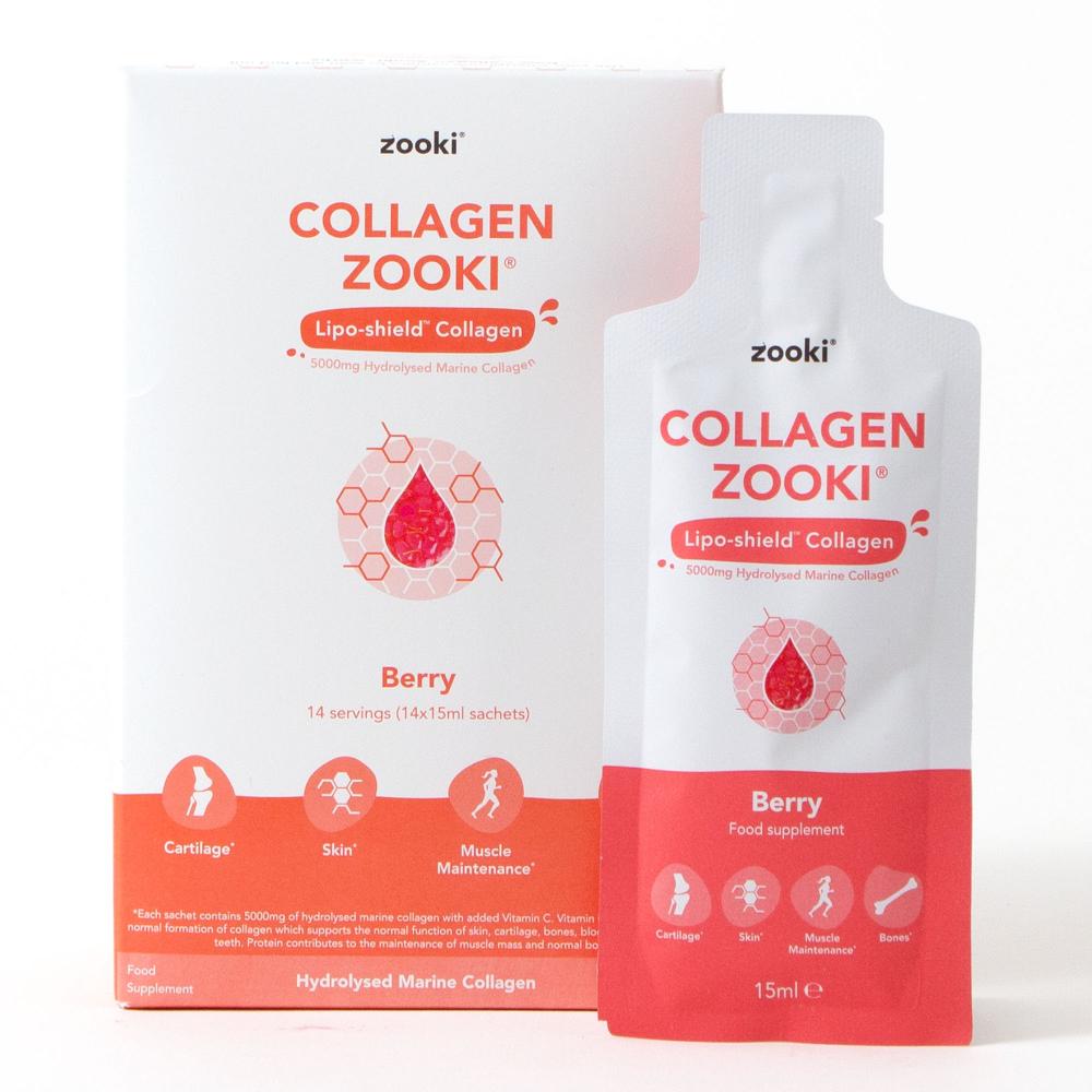 Zooki Collagen Zooki Berry 14x15ml Sachets CASE