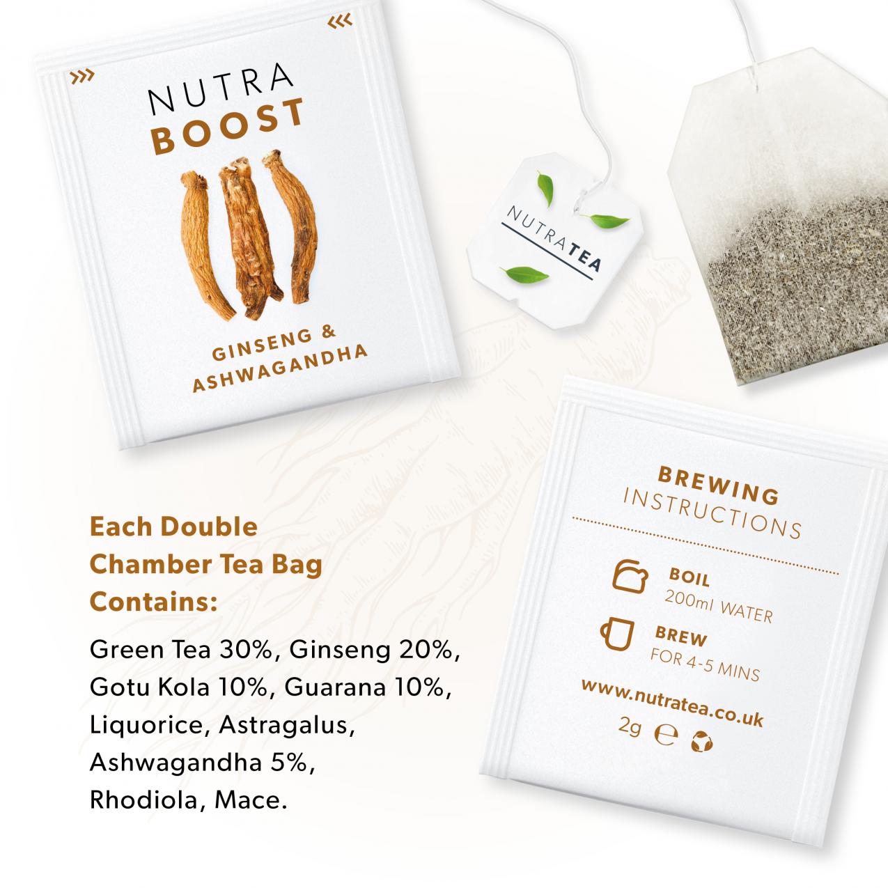 Nutratea Nutra Boost Tea Bags 20's