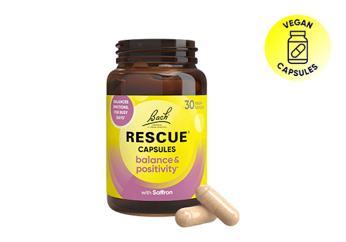 Bach Flower Remedies Rescue Capsules Balance & Positivity 30's