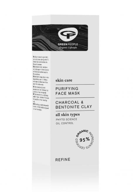 Green People Purifying Face Mask Charcoal & Bentonite Clay 50ml
