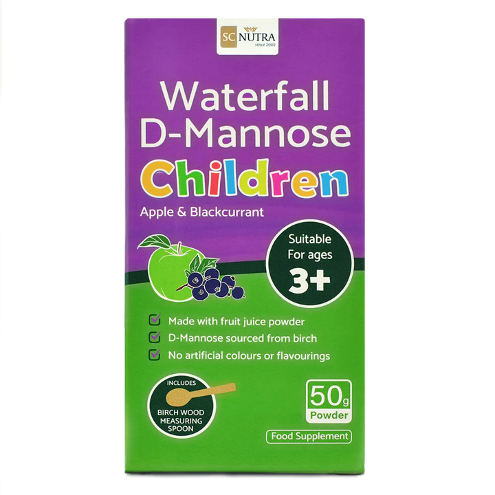 Sweet Cures Waterfall D-Mannose Children Apple & Blackcurrant 50g