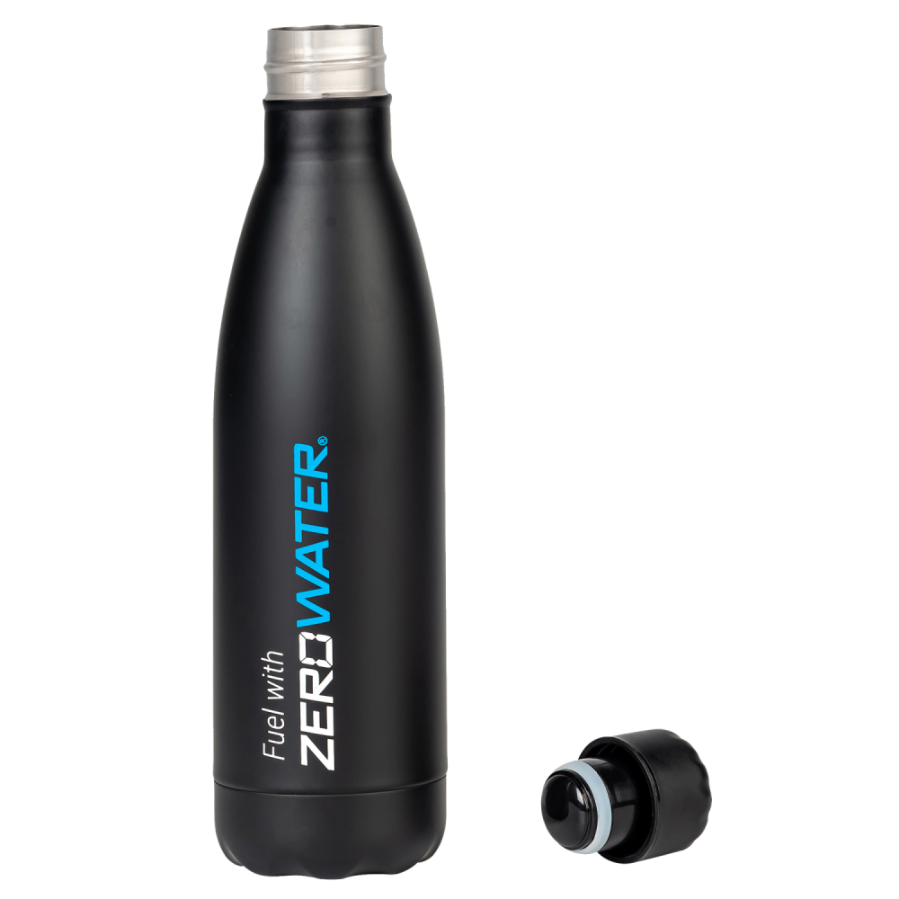 ZeroWater On-The-Go Hydration Bottle 500ml (Double Walled Stainless Steel)