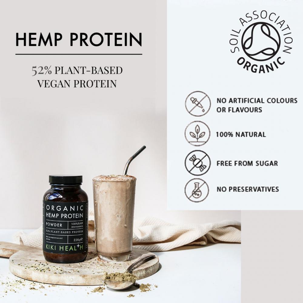 Kiki Health Organic Hemp Protein Powder 235g