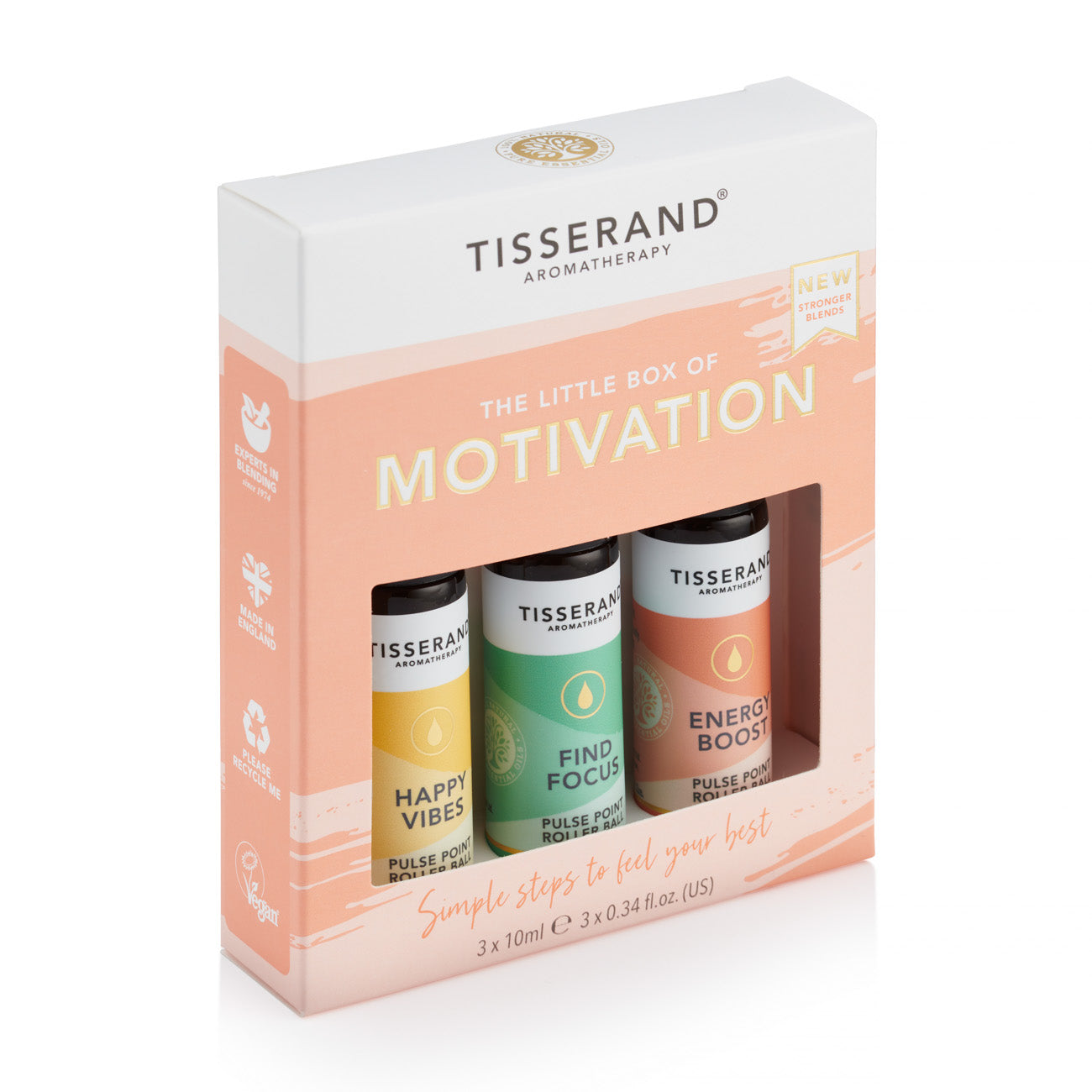 Tisserand The Little Box of Motivation 3 x 10ml