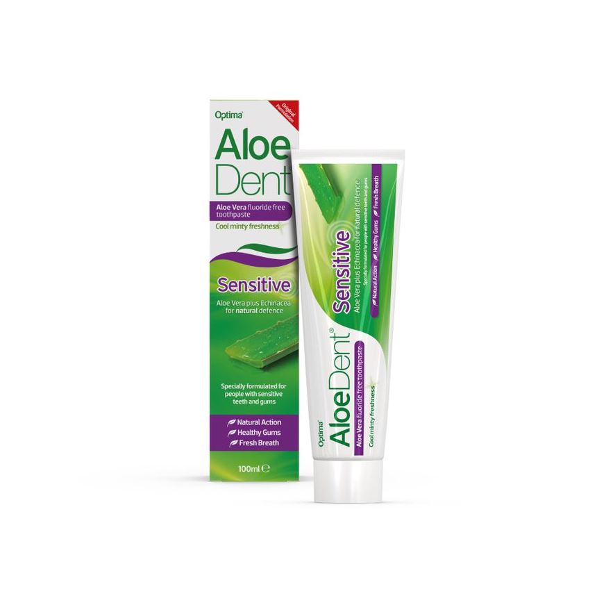 Aloe Dent Aloe Vera Fluoride Free Toothpaste Sensitive 100ml