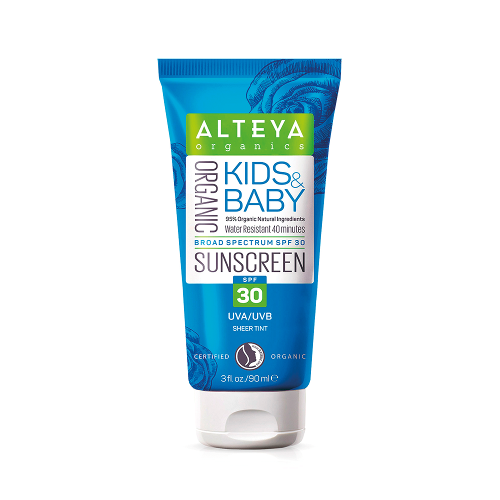 Alteya Organic Kids & Baby Sunscreen SPF30 90ml