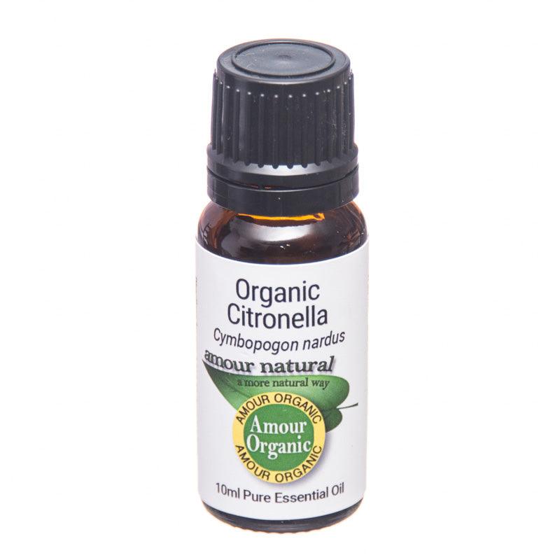 Amour Natural Organic Citronella Essential Oil  10ml - Approved Vitamins
