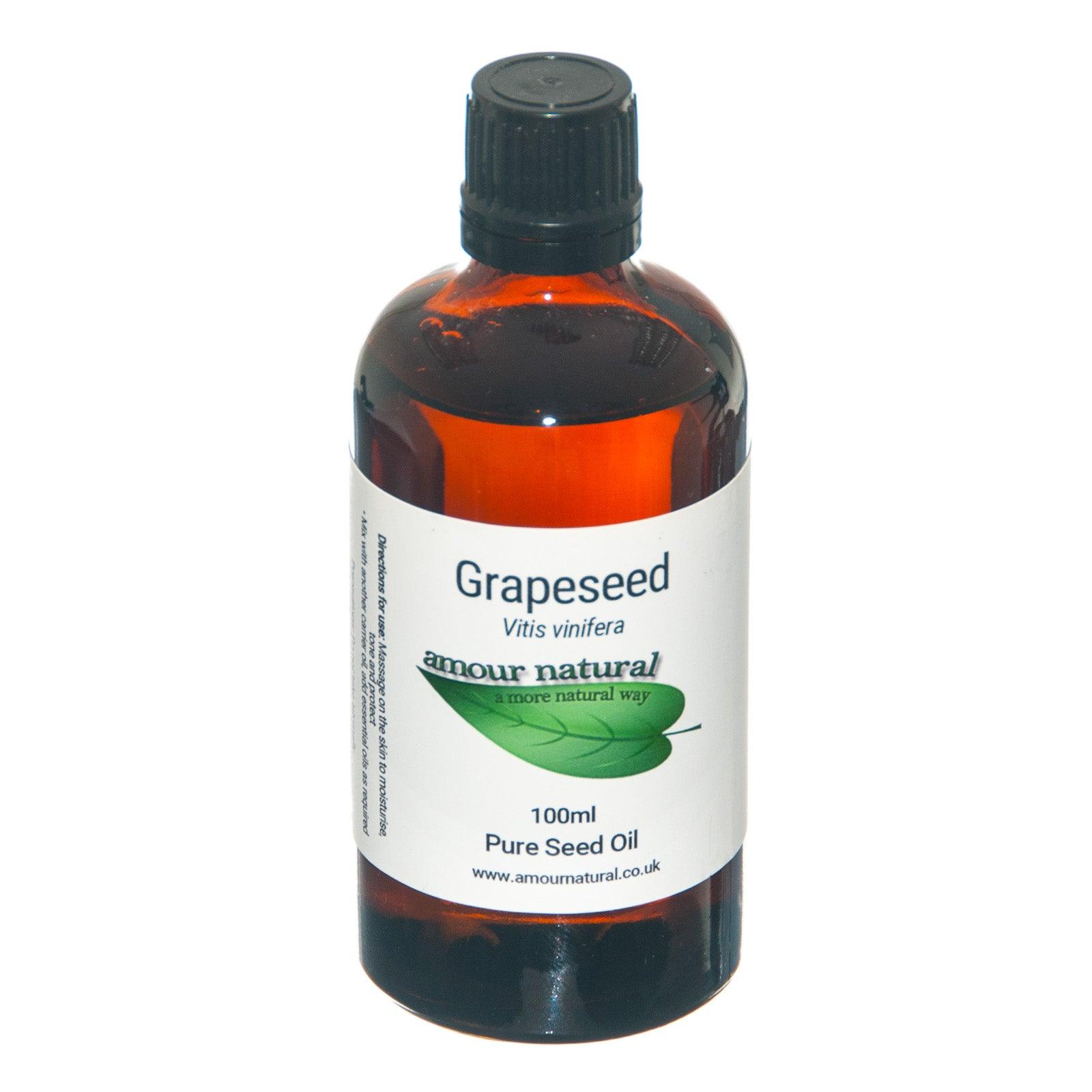 Amour Natural Grapeseed Pure Seed Oil 100ml - Approved Vitamins