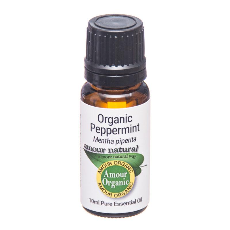 Amour Natural Organic Peppermint Essential Oil  10ml - Approved Vitamins