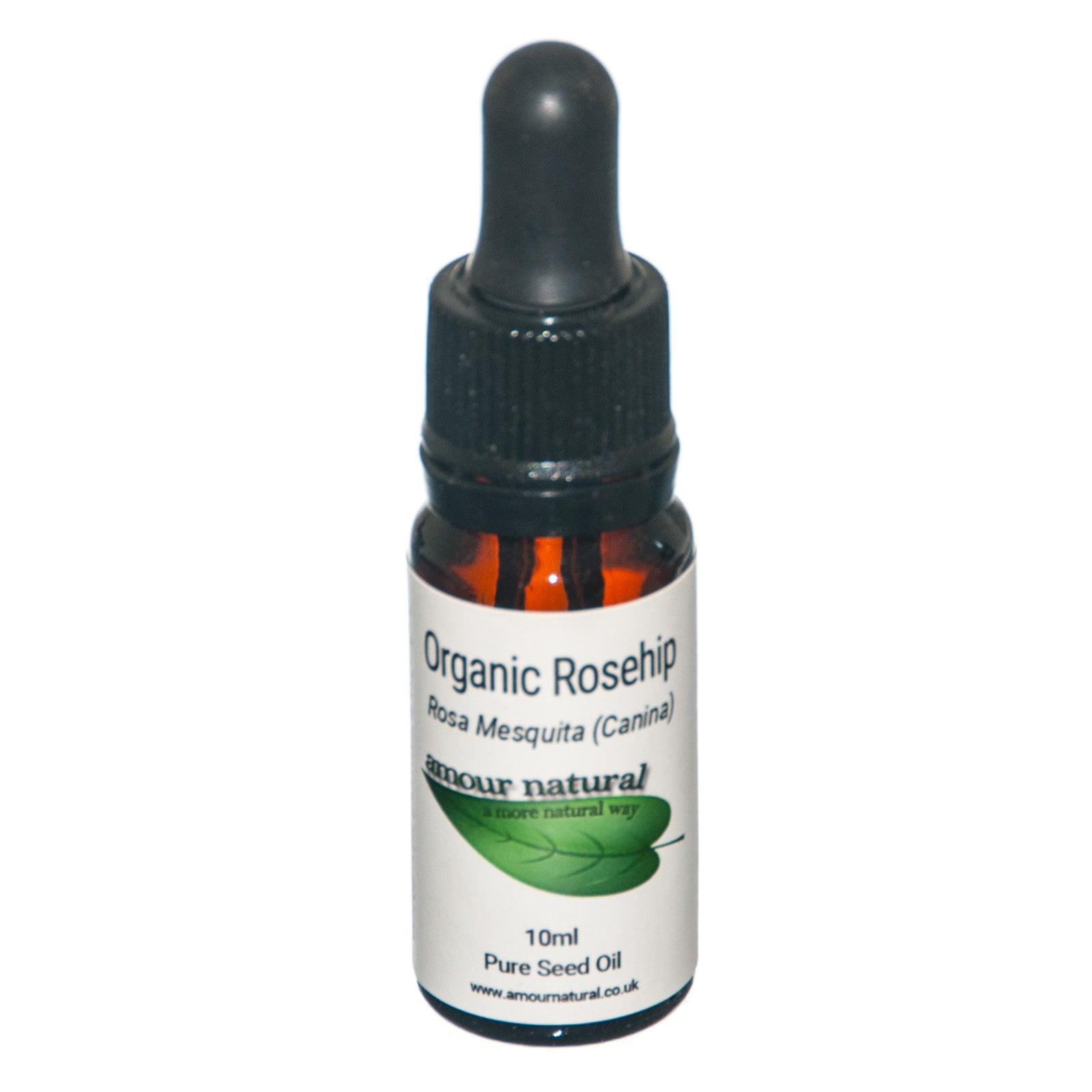 Amour Natural Organic Rosehip Oil 10ml - Approved Vitamins