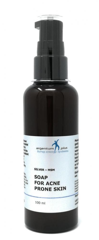 Argentum Plus Silver-MSM Soap For Acne Prone Skin 100ml - Approved Vitamins