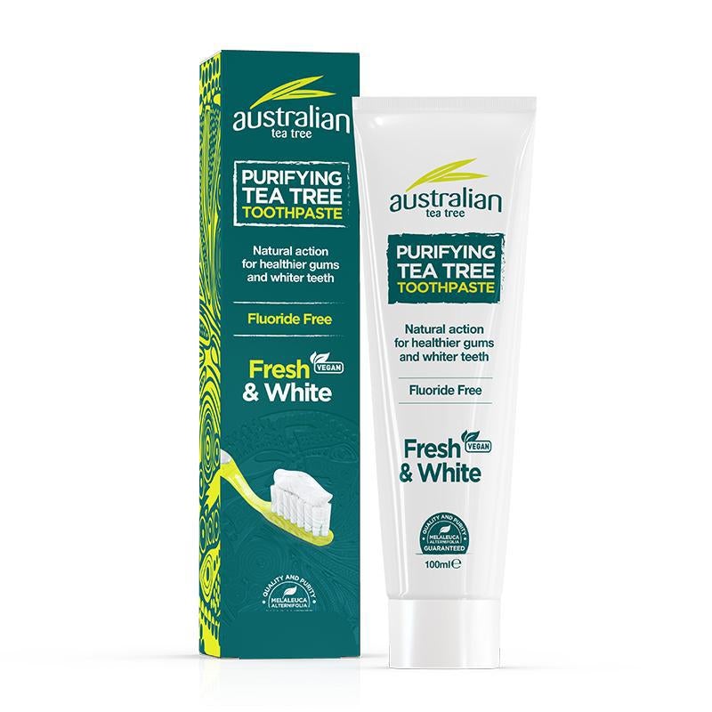 Australian Tea Tree Purifying Tea Tree Toothpaste Fresh and White (Fluoride Free) 100ml