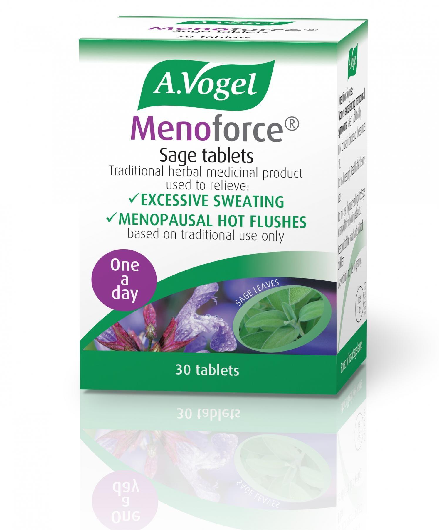 A Vogel (BioForce) Menoforce Sage Tablets 30's - Approved Vitamins