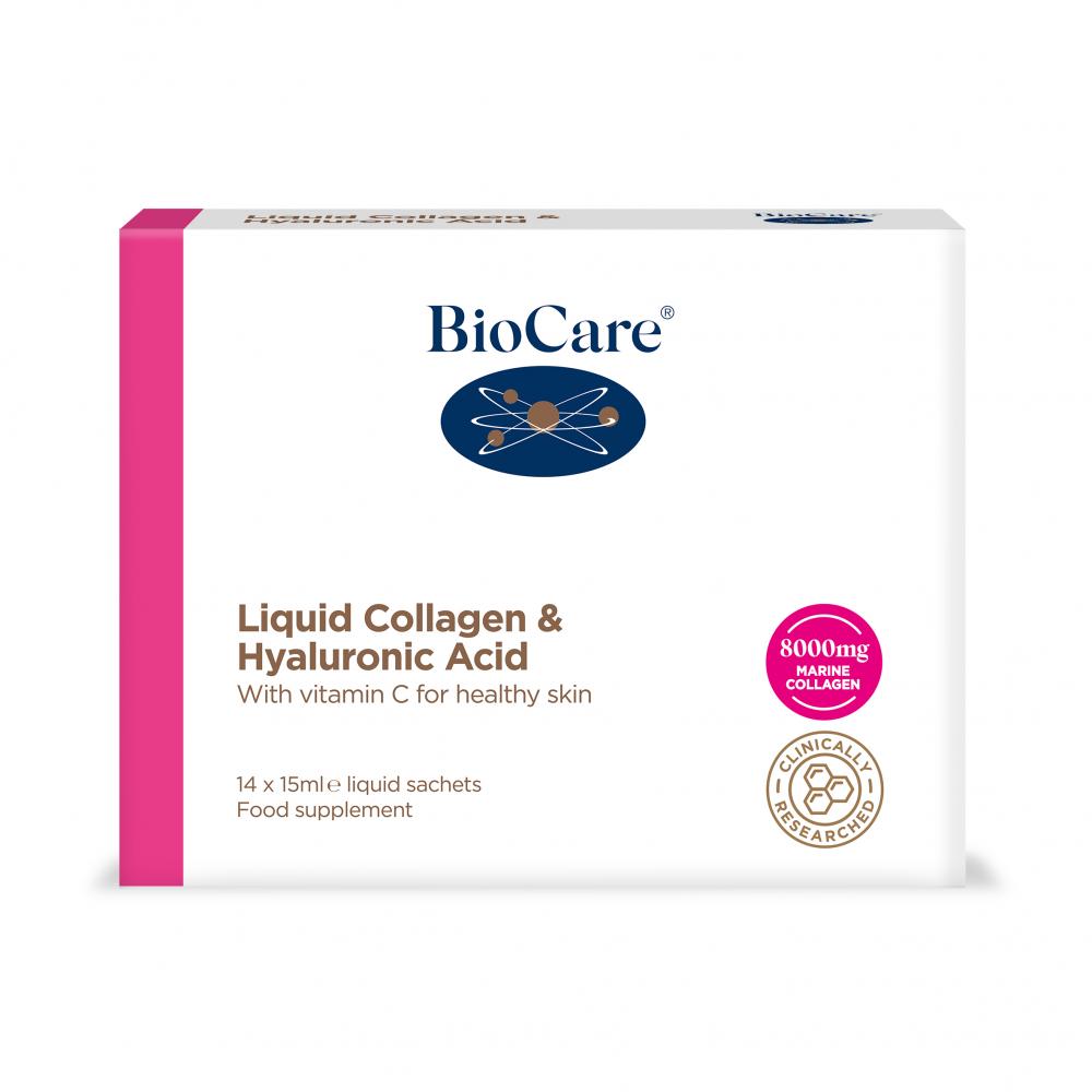 BioCare Liquid Collagen & Hyaluronic Acid 14x15ml Sachets