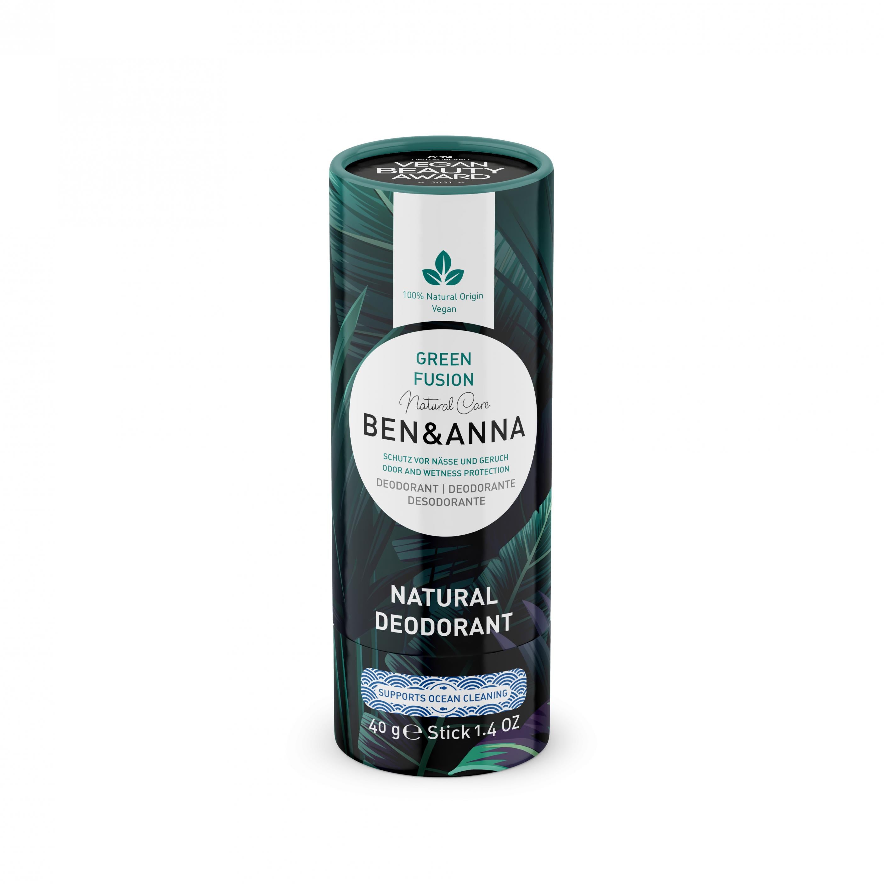 Ben & Anna Natural Deodorant Green Fusion 40g