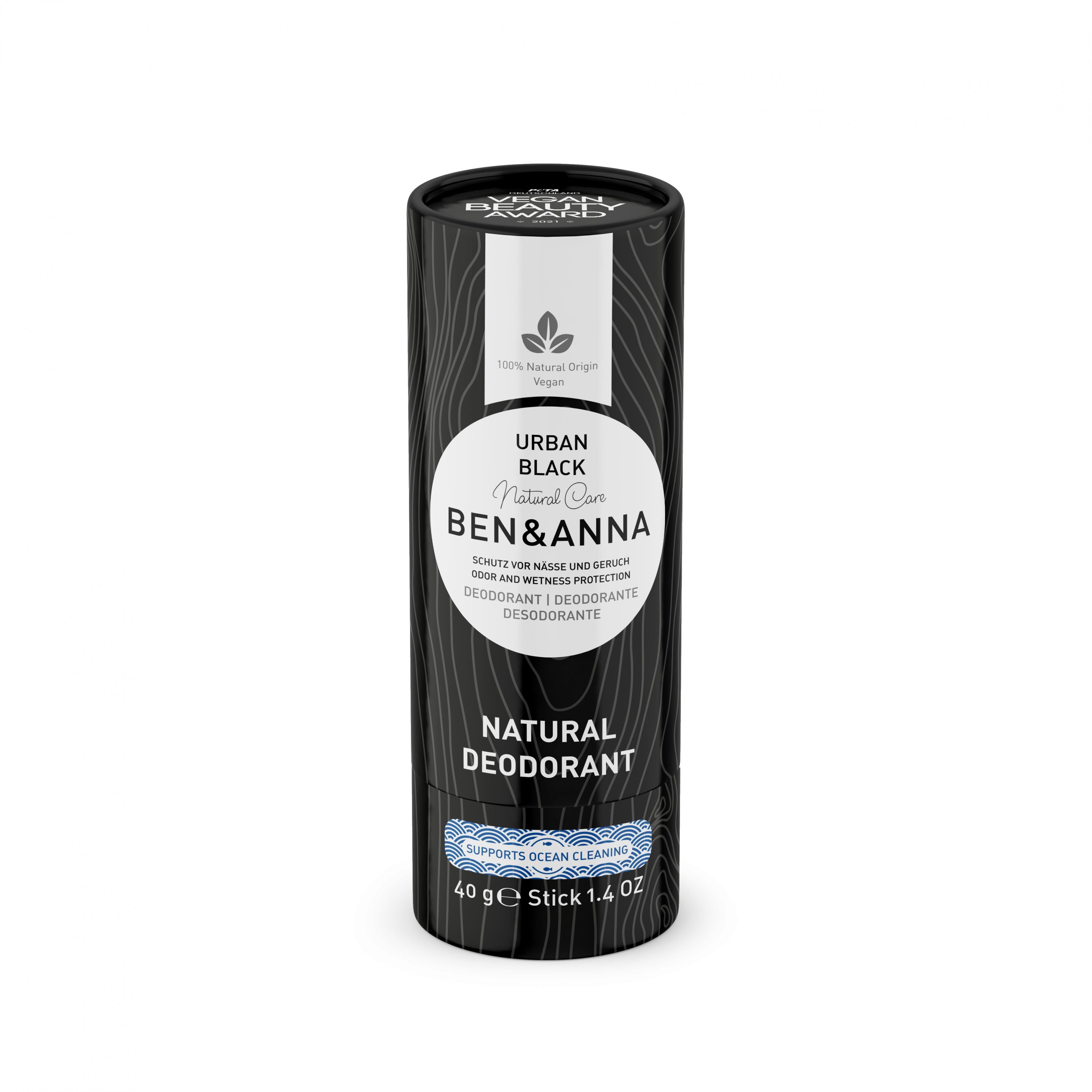 Ben & Anna Natural Deodorant Urban Black 40g