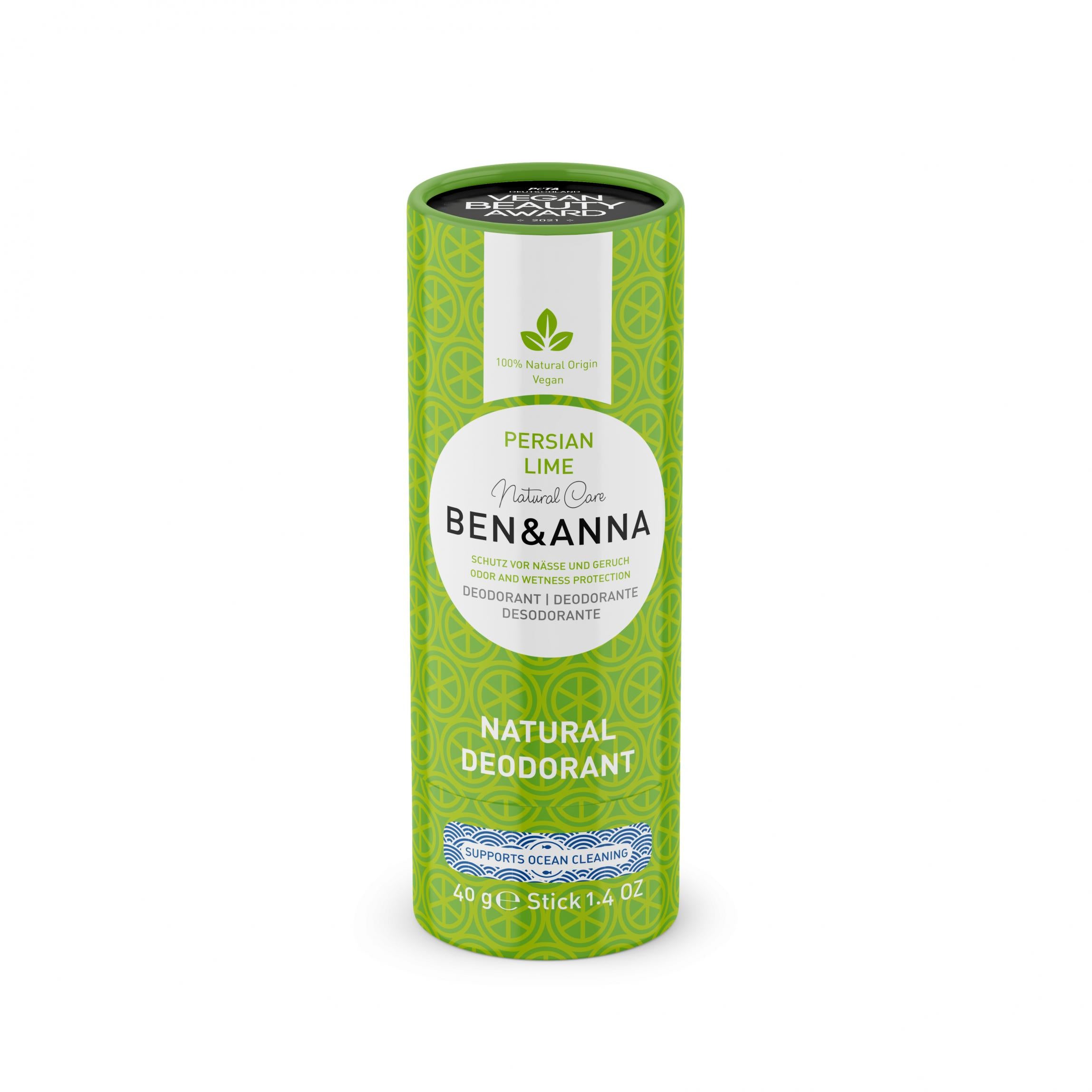 Ben & Anna Natural Deodorant Persian Lime 40g