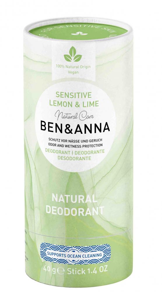 Ben & Anna Natural Deodorant Sensitive Lemon & Lime 40g