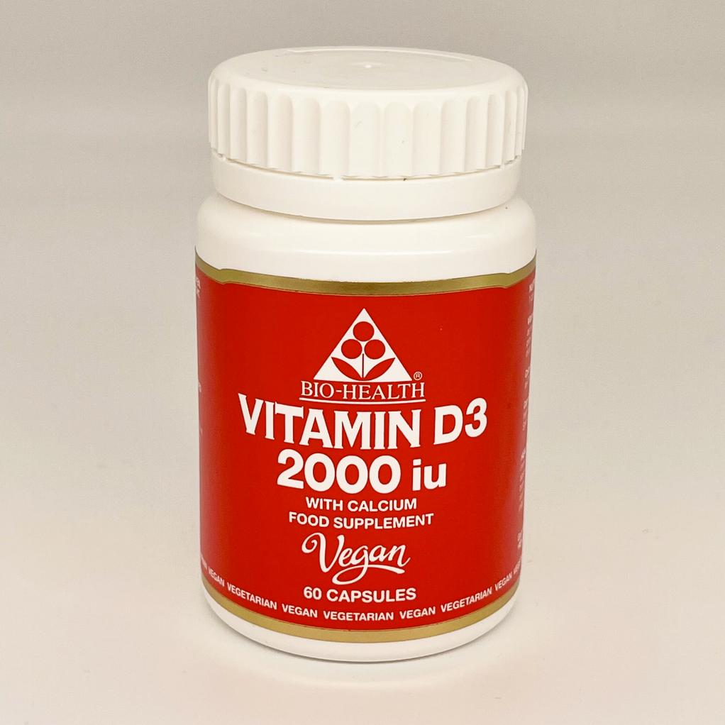 Bio-Health Vitamin D3 2000iu Vegan 60's