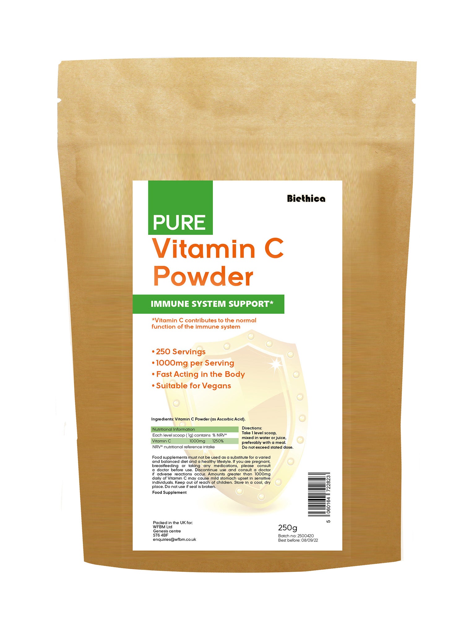 Biethica Pure Vitamin C Powder
