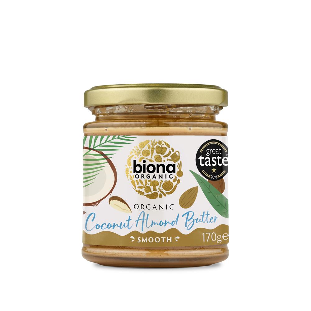 Biona Organic Coconut Almond Butter Smooth 170g