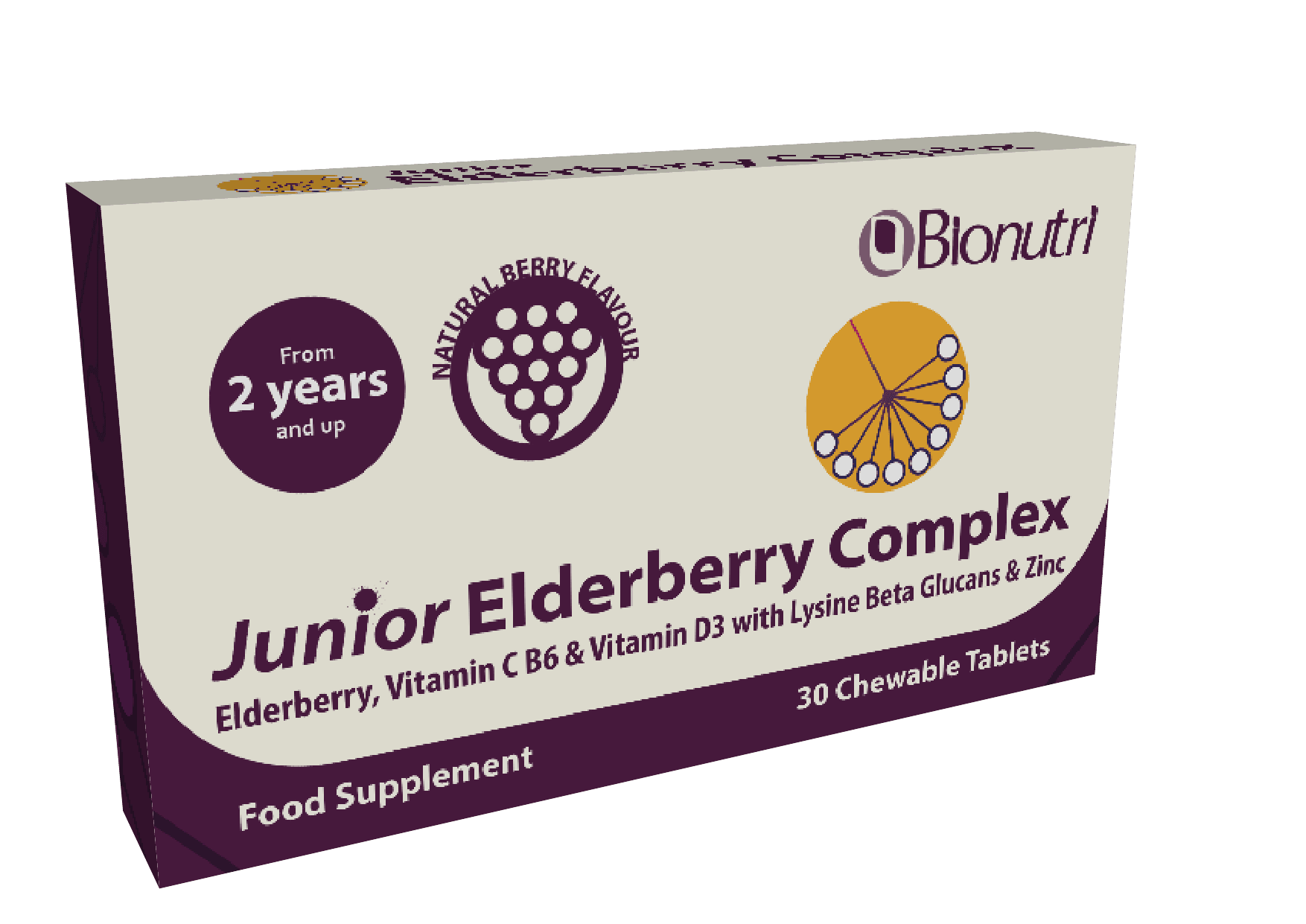Bionutri Junior Elderberry Complex (Chewable) 30's - Approved Vitamins