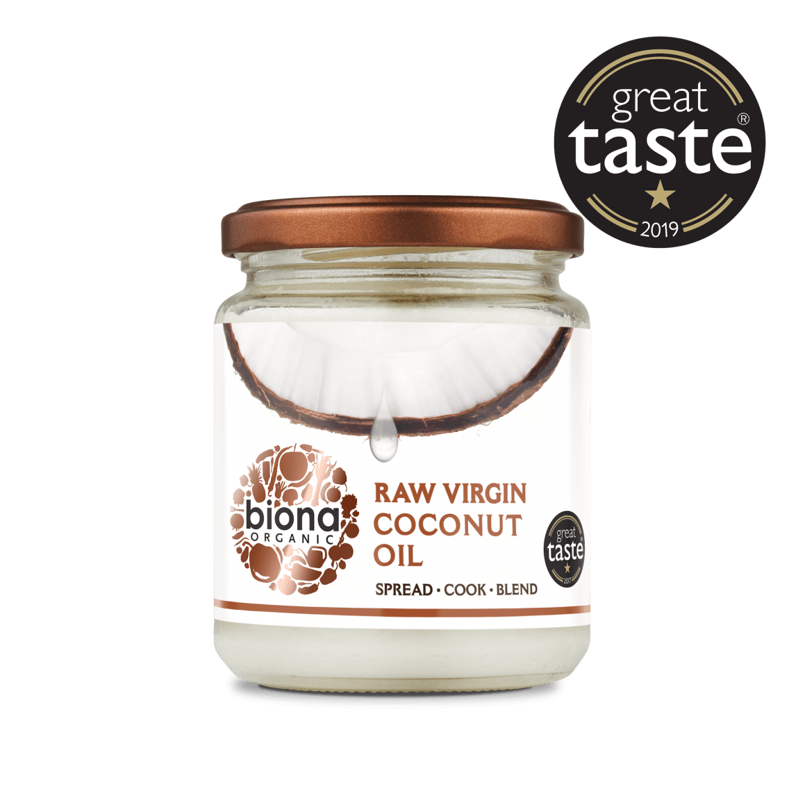 Biona Organic Raw Virgin Coconut Oil 200g - Approved Vitamins