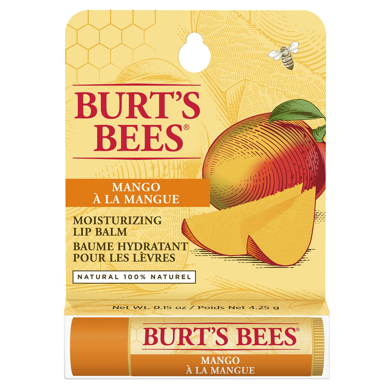 Burts Bees Mango Lip Balm 4.25g