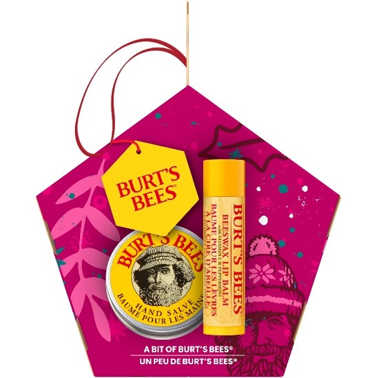 Burts Bees A Bit Of Burts' Bees Beeswax Lip Balm with Hand Salve Christmas Gift Set