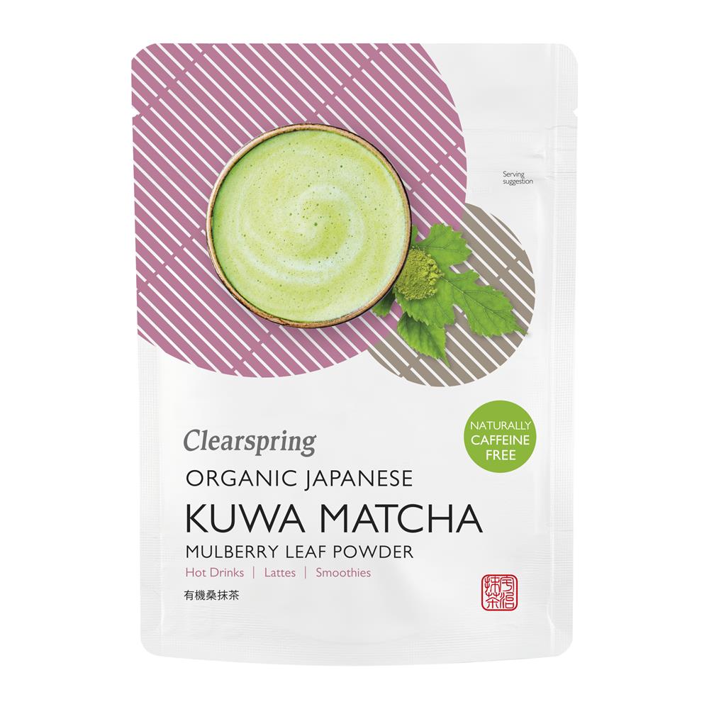Clearspring Organic Japanese Kuwa Matcha Mulberry Leaf Powder 40g