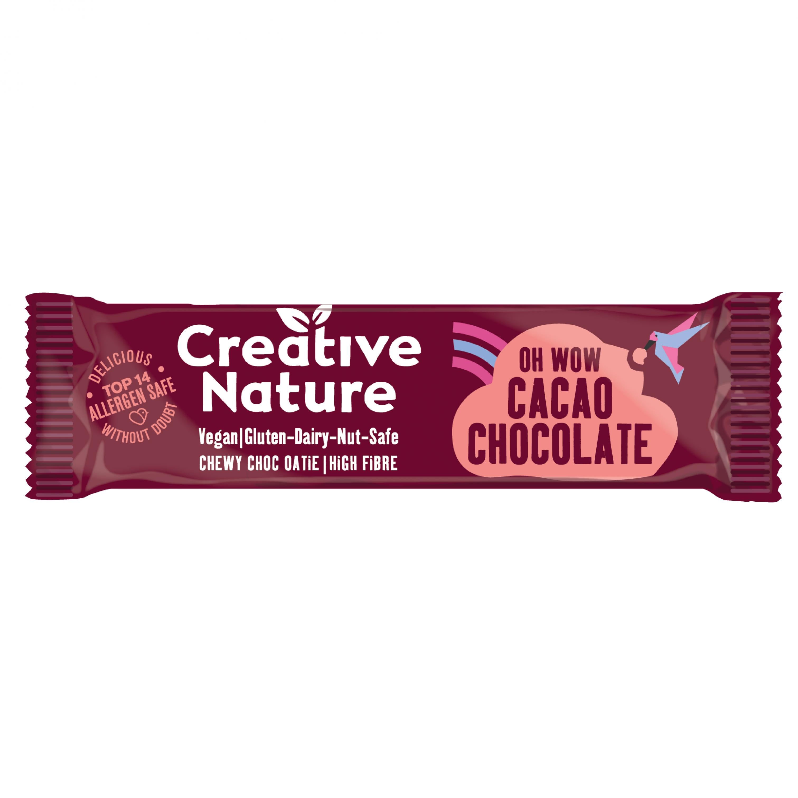 Creative Nature Oh Wow Cacao Chocolate Chewy Choc Oatie Bar