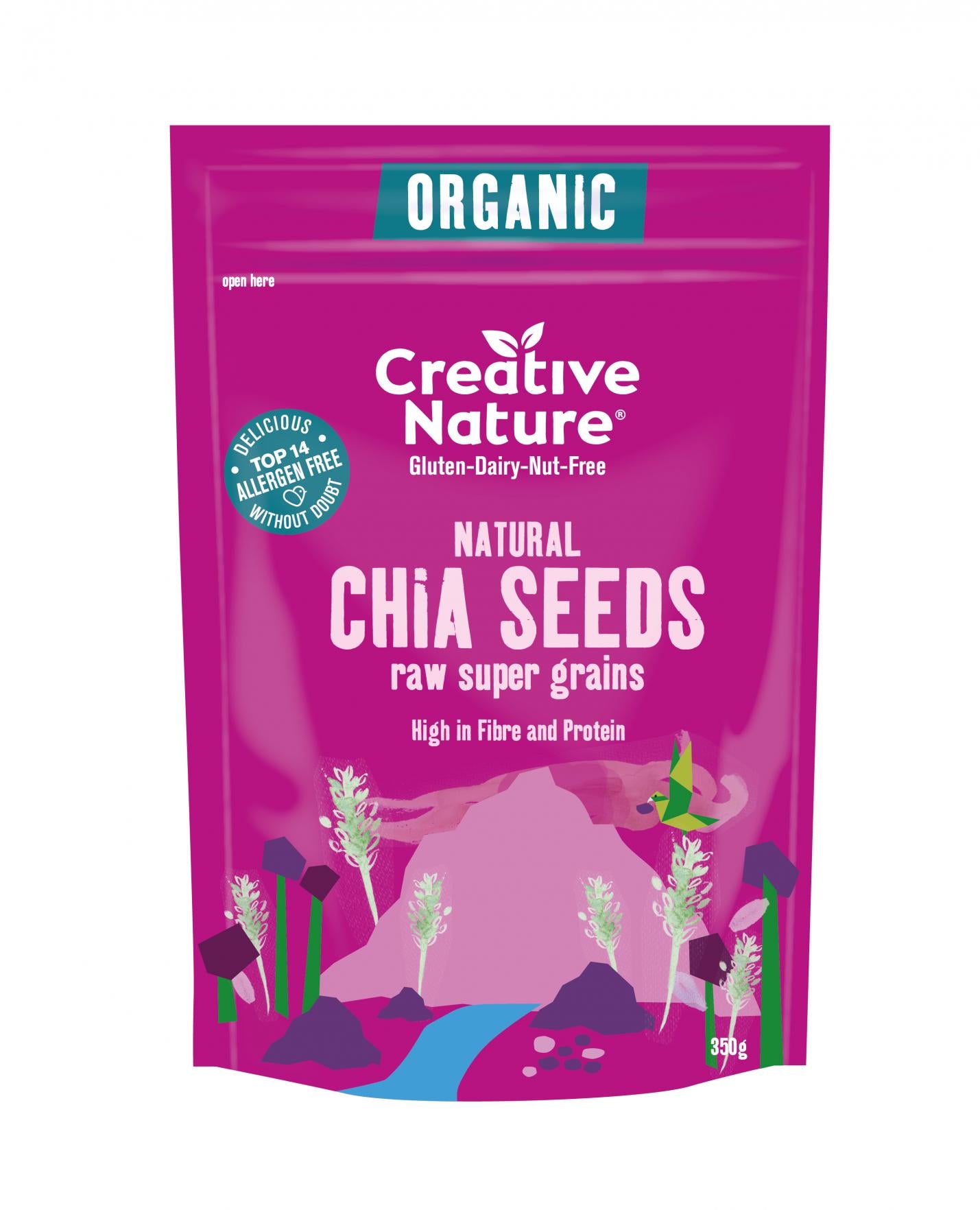 Creative Nature Natural Chia Seeds (Organic) 350g