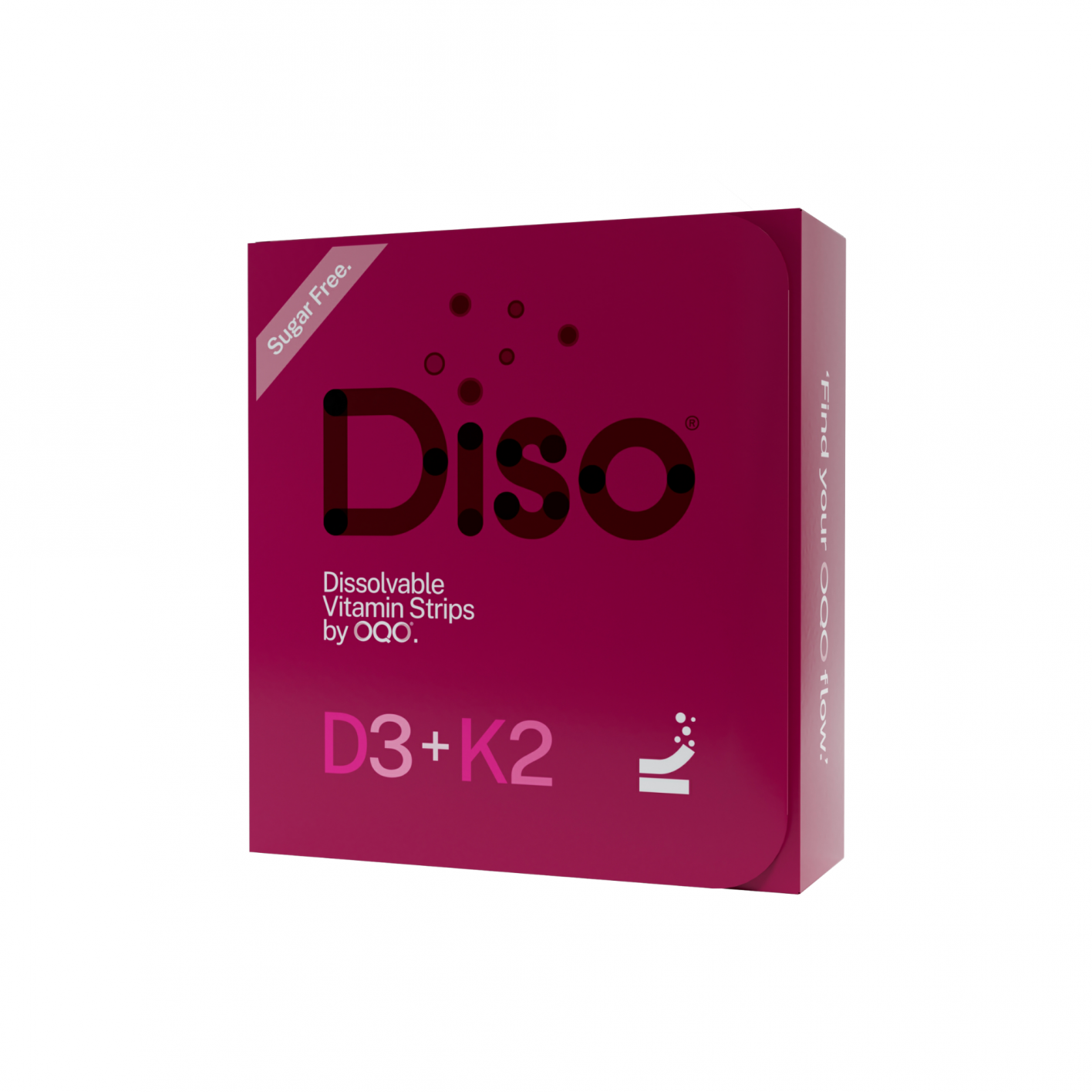 Diso D3+K2 Dissolvable Vitamin Strips 30's