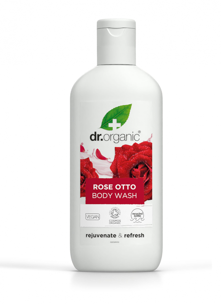 Dr Organic Rose Otto Body Wash 250ml