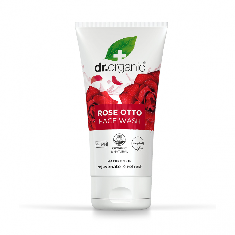 Dr Organic Rose Otto Face Wash 150ml