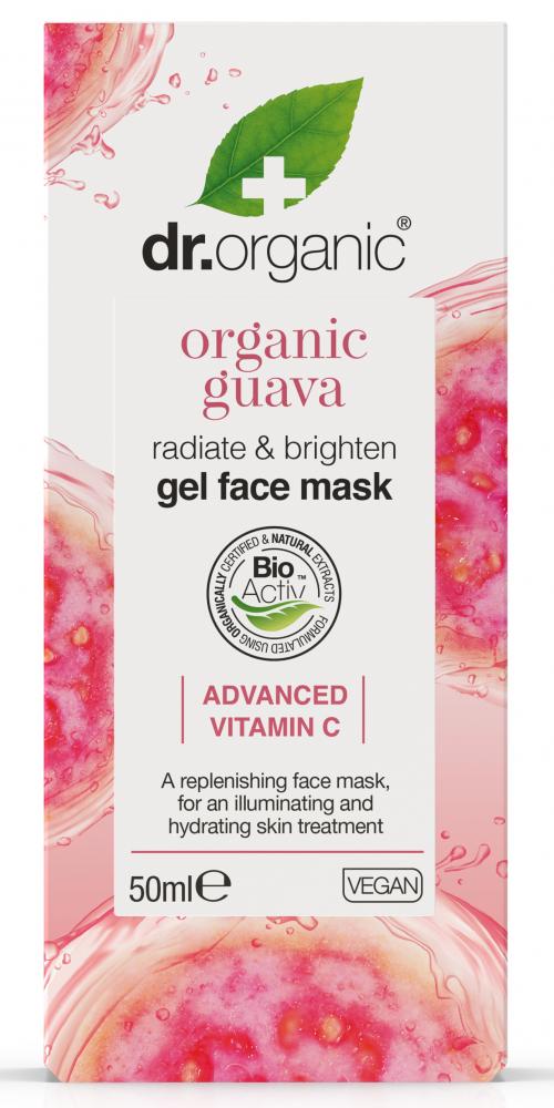 Dr Organic Organic Guava Radiate & Brighten Gel Face Mask 50ml