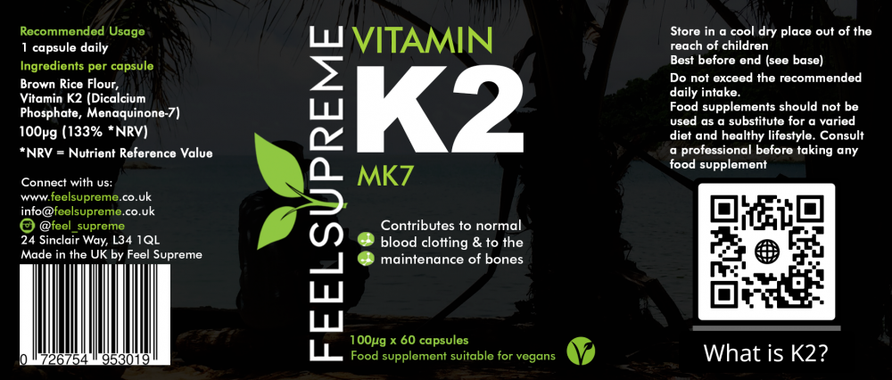 Feel Supreme Vitamin K2 60's