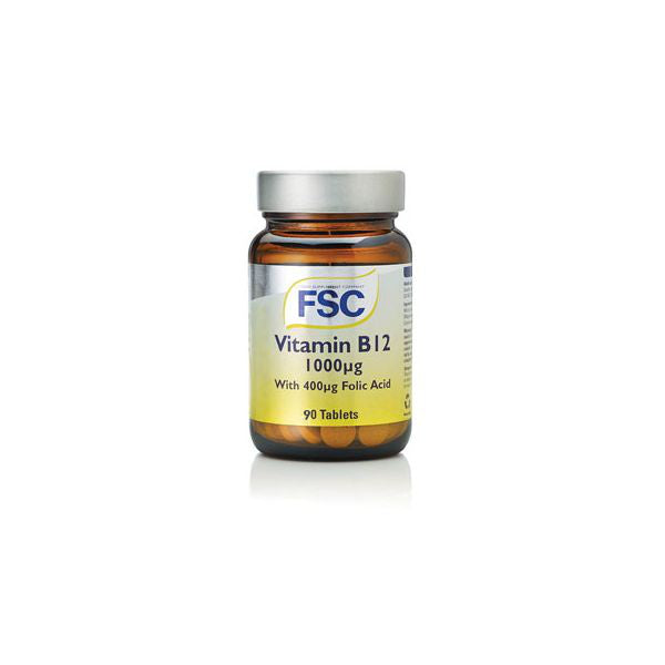 FSC Vitamin B12 1000ug with 400ug Folic Acid 90's
