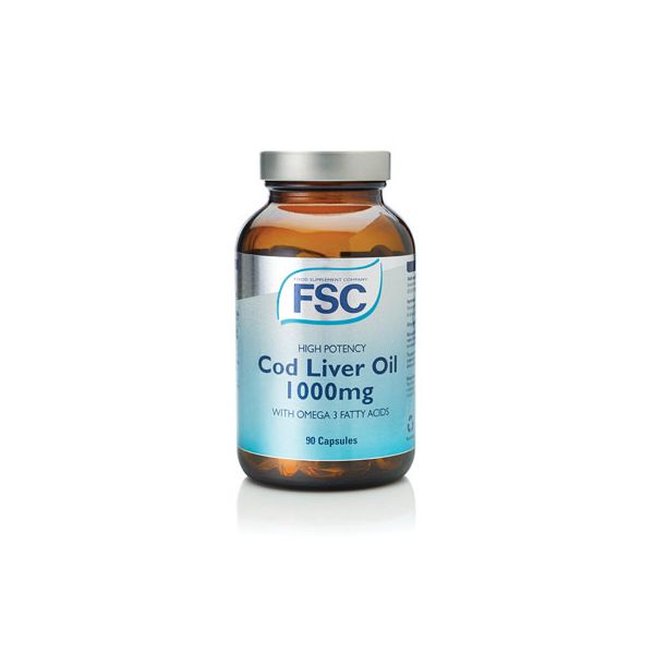 FSC High Potency Cod Liver Oil 1000mg 90's