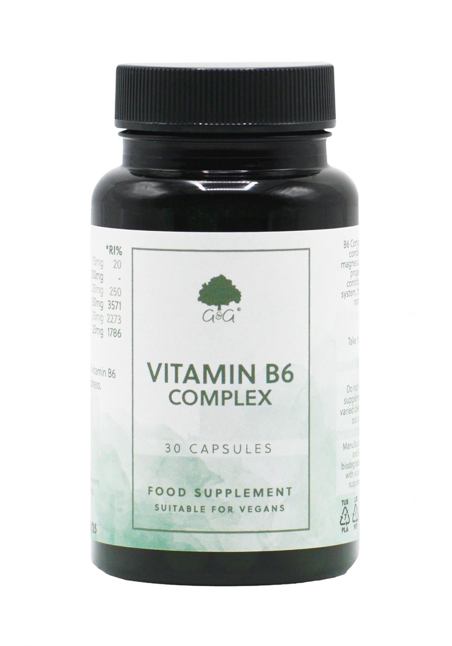G&G Vitamins Vitamin B6 Complex 30's